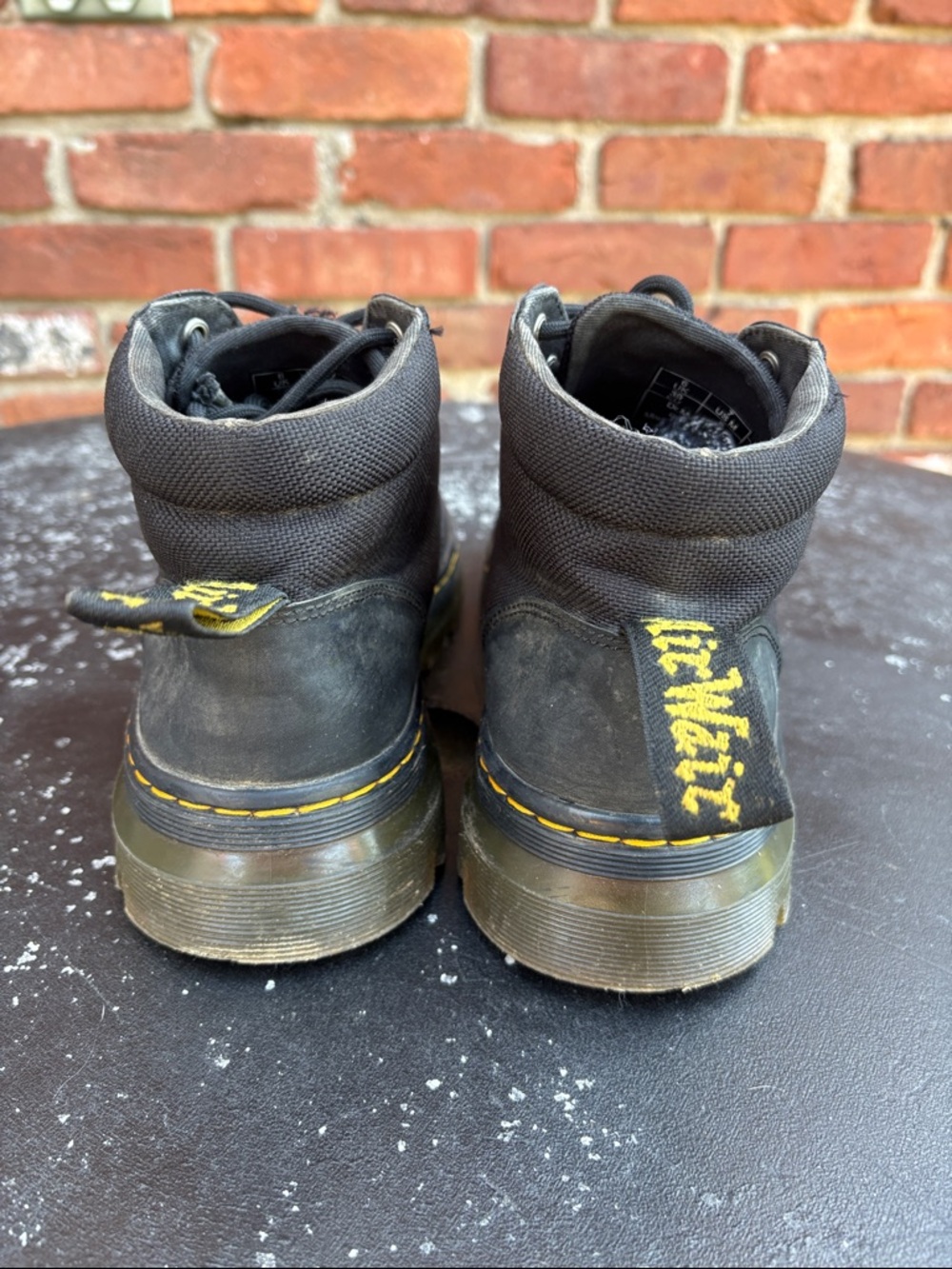 Dr. Martens Bonny Men’s Lace-Up Combat Boot Yellow Stitching. Size 7 M/ 8 L - Picture 6 of 9